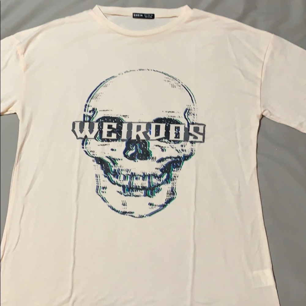 SHEIN, weirdo skull t-shirt dress